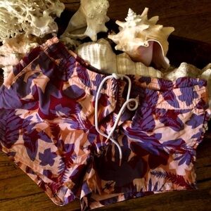 Women's Eddie Bauer Tropical Casual Athletic Sports Shorts L